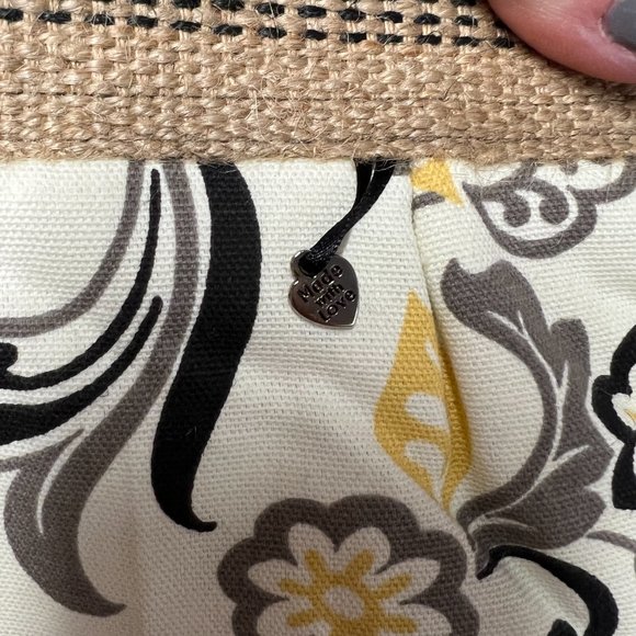 Handmade New Yellow black Paisley Print Purse Bag with Small Coin or Wallet - Picture 3 of 11